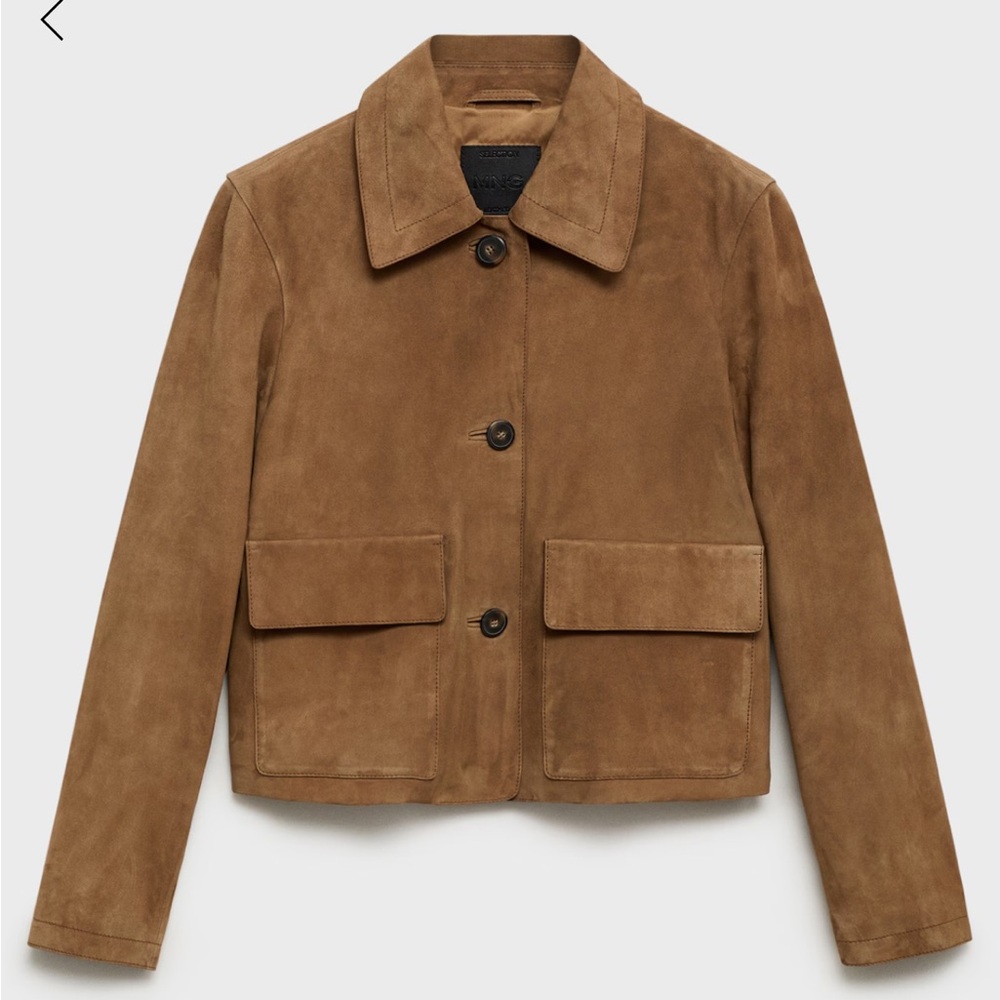 Mango Suede Jacket NWT